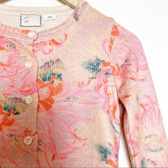 Anthropologie | Postage Orange & Pink Floral Wool - Picture 4 of 8